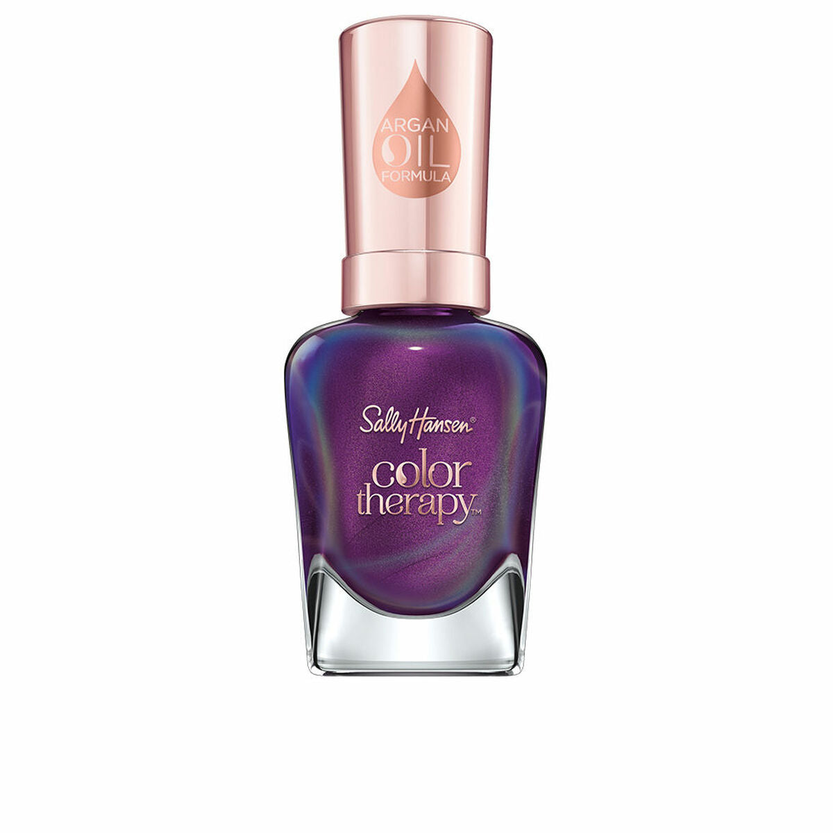 nail polish Sally Hansen Color Therapy Sheer Nº 402 Plum Euphoria Nº 402-Plum Euphoria 14,7 ml