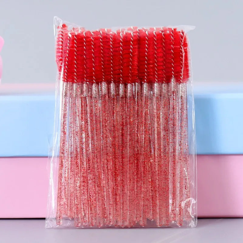 50pcs Eyelash Brush Makeup Tools Set
