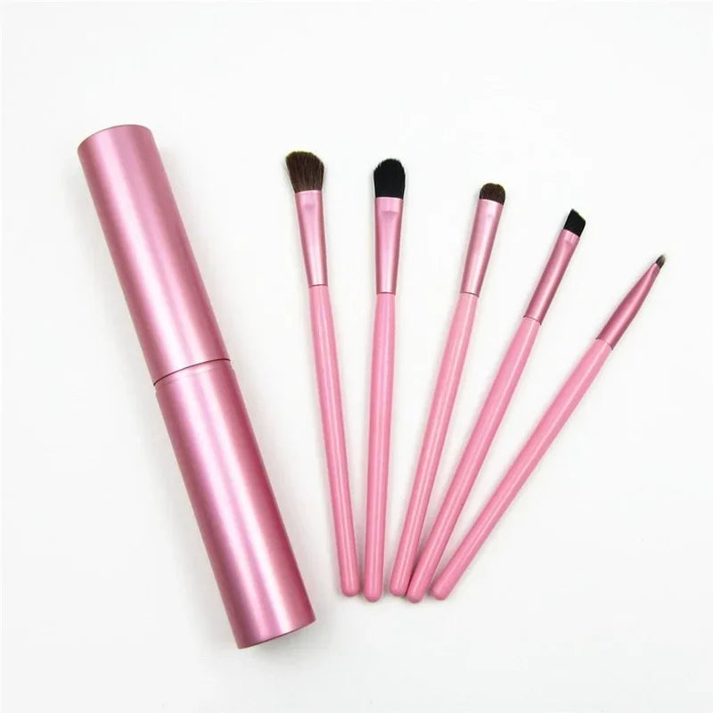 5pcs Portable Mini Eye Makeup Brushes Set