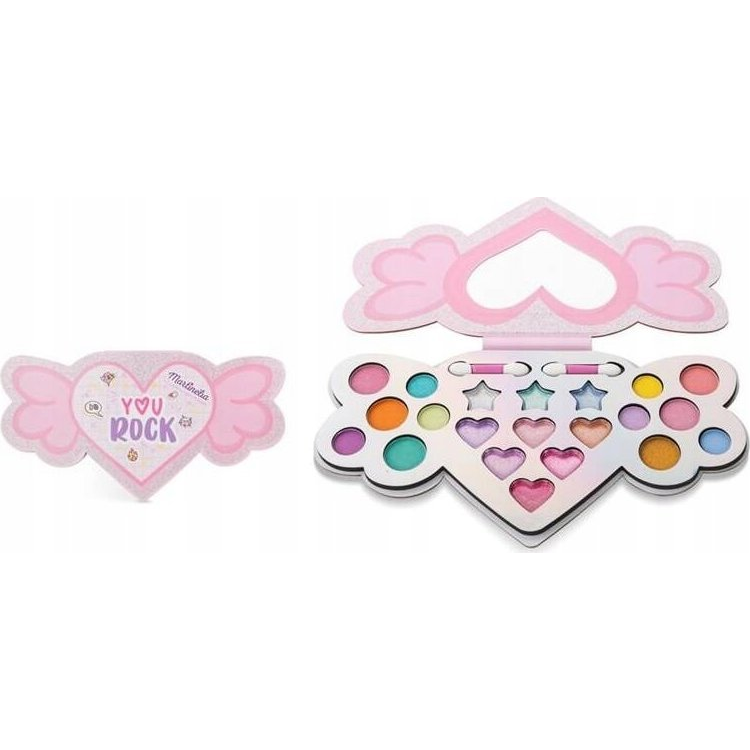 MARTINELIA YOU ROCK MAKEUP KIT IN THE SHAPE OF HEART (8436609393700)