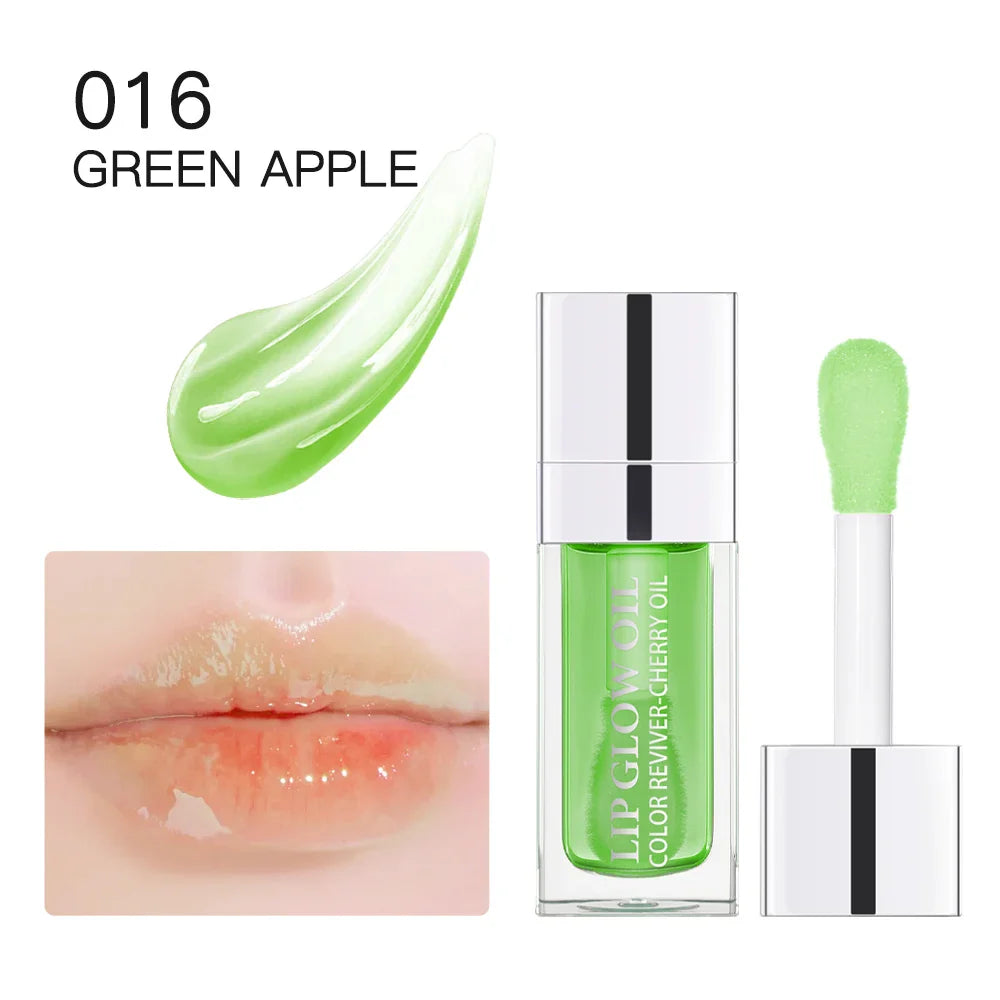 Hot Clear 6ml Crystal Jelly Lip Oil Plumper Gloss Makeup