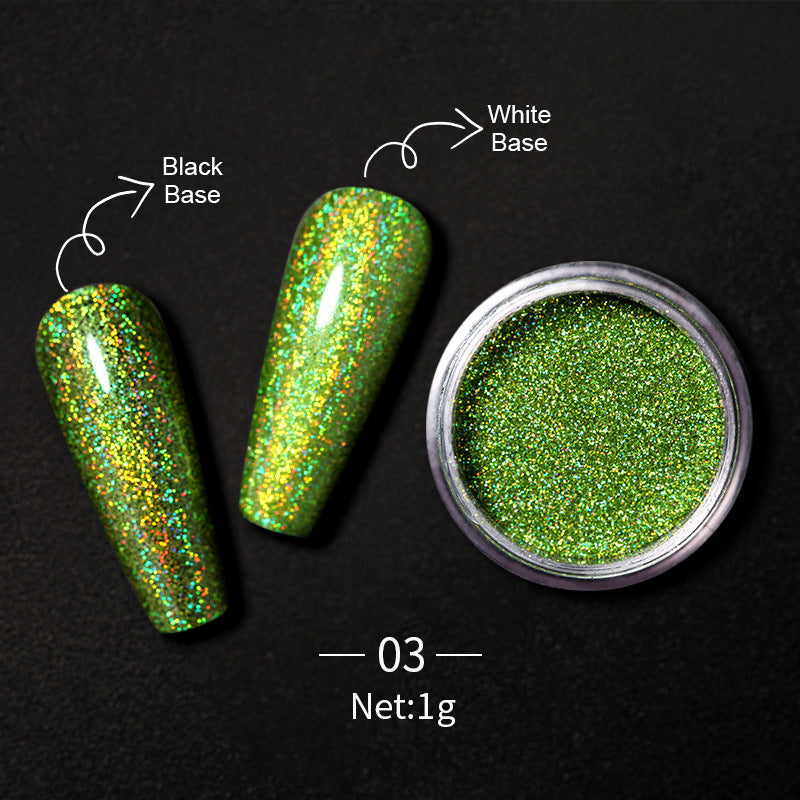 Luminous Nail Glitter Powder