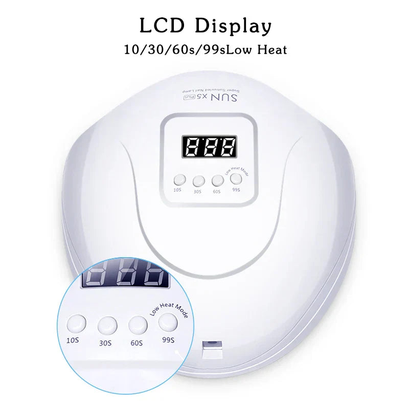 LED Nail Dryer UV Lamp for Gel Polish (72W)
