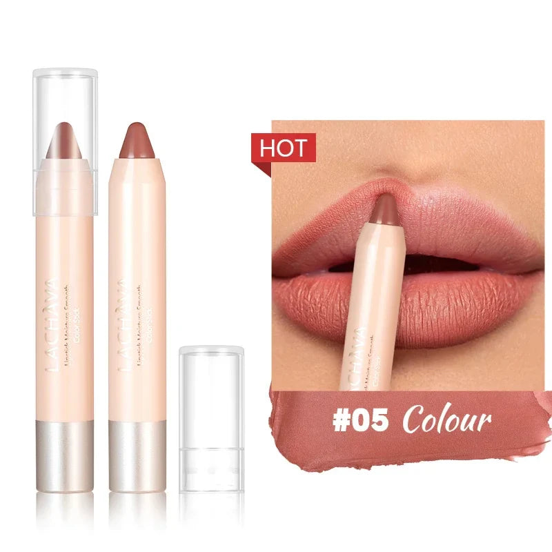 Nude Grey Pink Lip Liner Pen Long Lasting Matte Tint