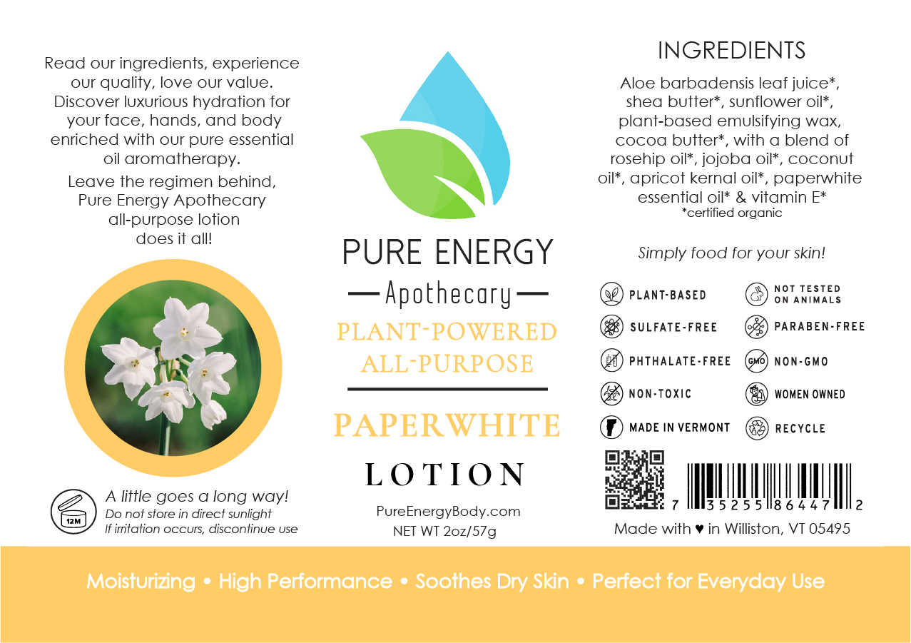 Natural All Purpose Lotion 2 oz (Paperwhite)