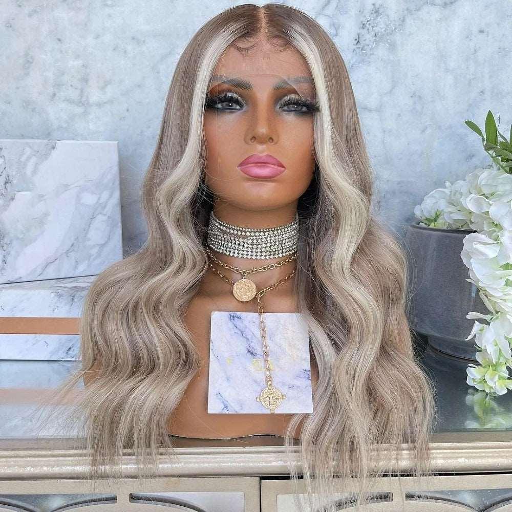 Platinum Blonde Highlight Wig