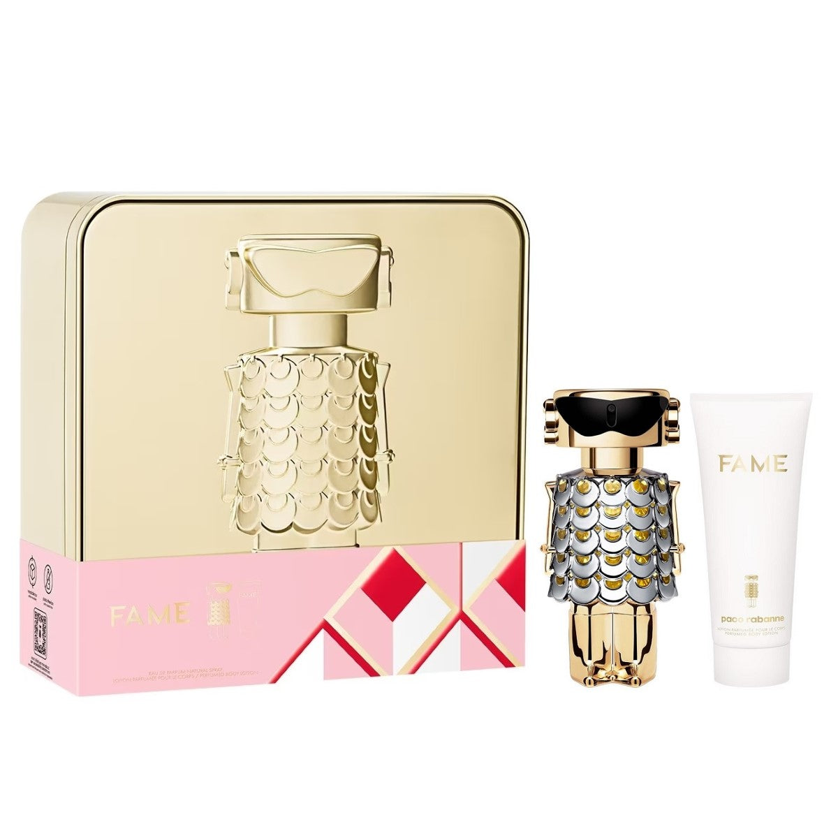 Women's Perfume Set Paco Rabanne Fame 2 Pieces