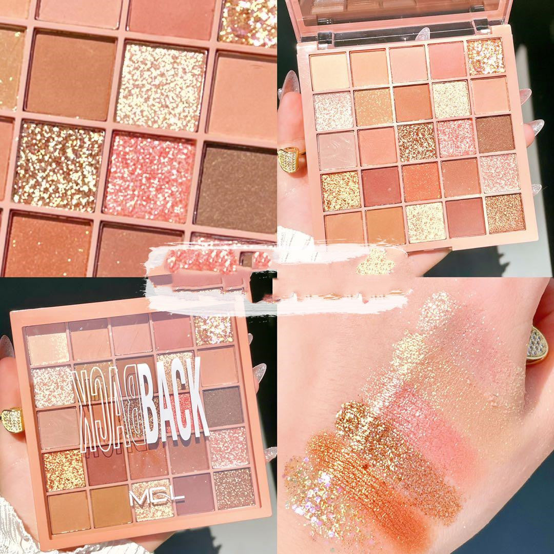 Shimmering Matte Multi-Colored Eyeshadow Palette