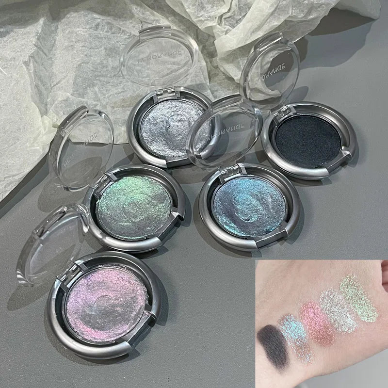 Smoky Pearl Glitter Eyeshadow Palette
