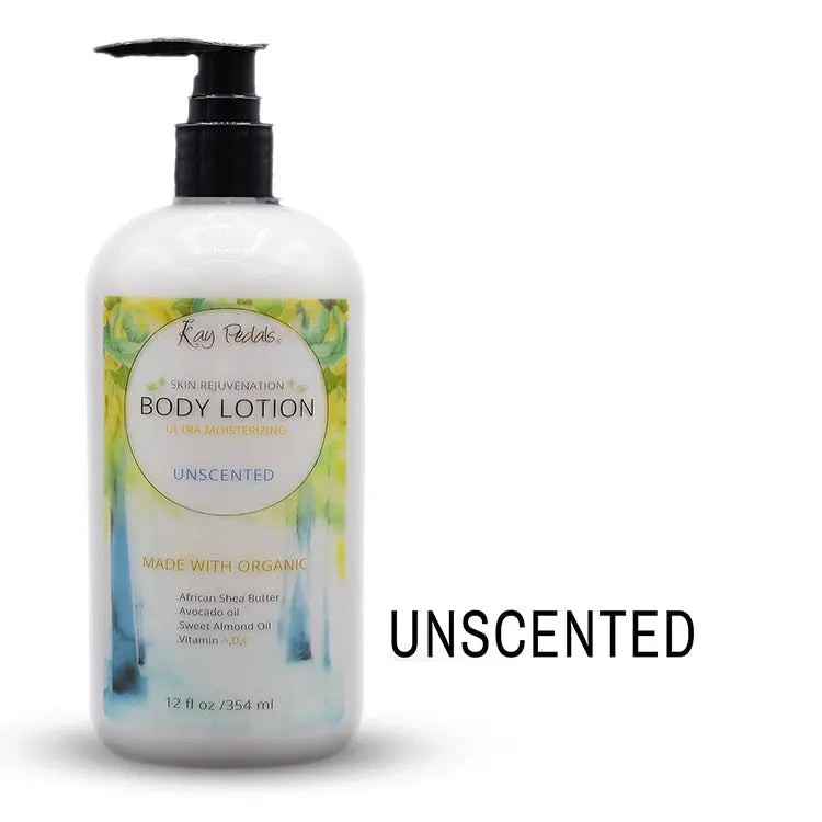 Unscented Natural Organic Body Lotion 12oz