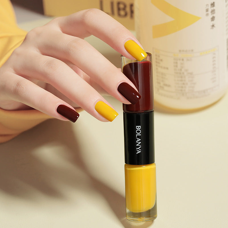 Vibrant Quick-Drying Two-Tone Nail Polish