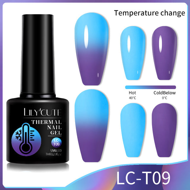 Winter Magic Color Changing Thermal Gel Nail Polish