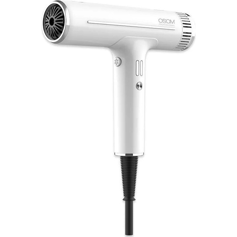 Osom Professional сешоар 1800W бял (Plaukų džiovintuvas Osom Hair Dryer baltas 1800 W)