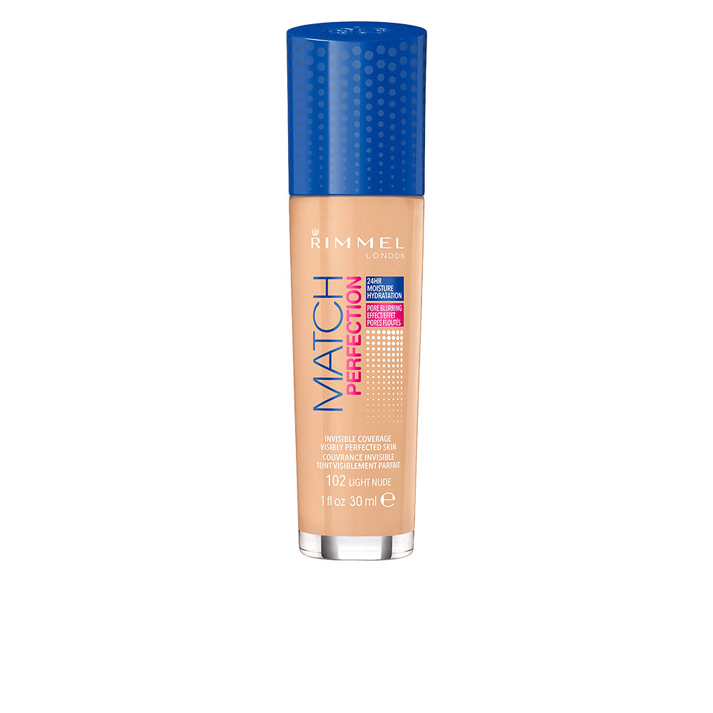 MATCH PERFECTION foundation #102 -light nude