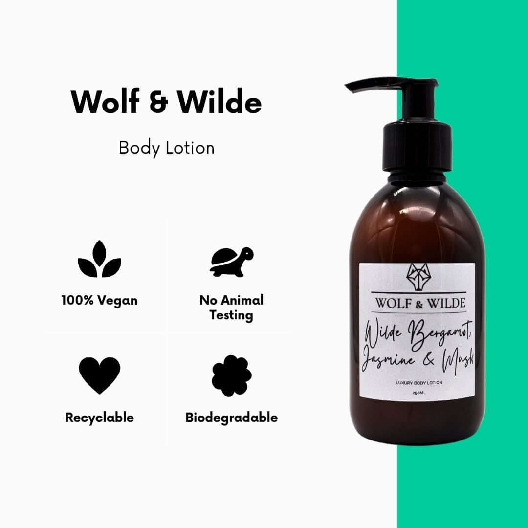 Wilde Bergamot Jasmine & Musk Luxury Body Lotion 250ML