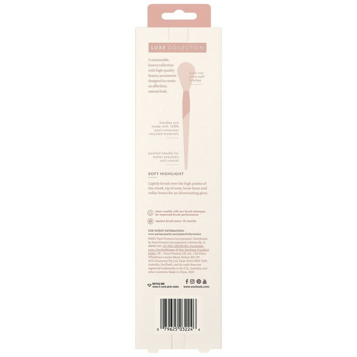 Highlighter brush Ecotools Luxe (1 Unit)