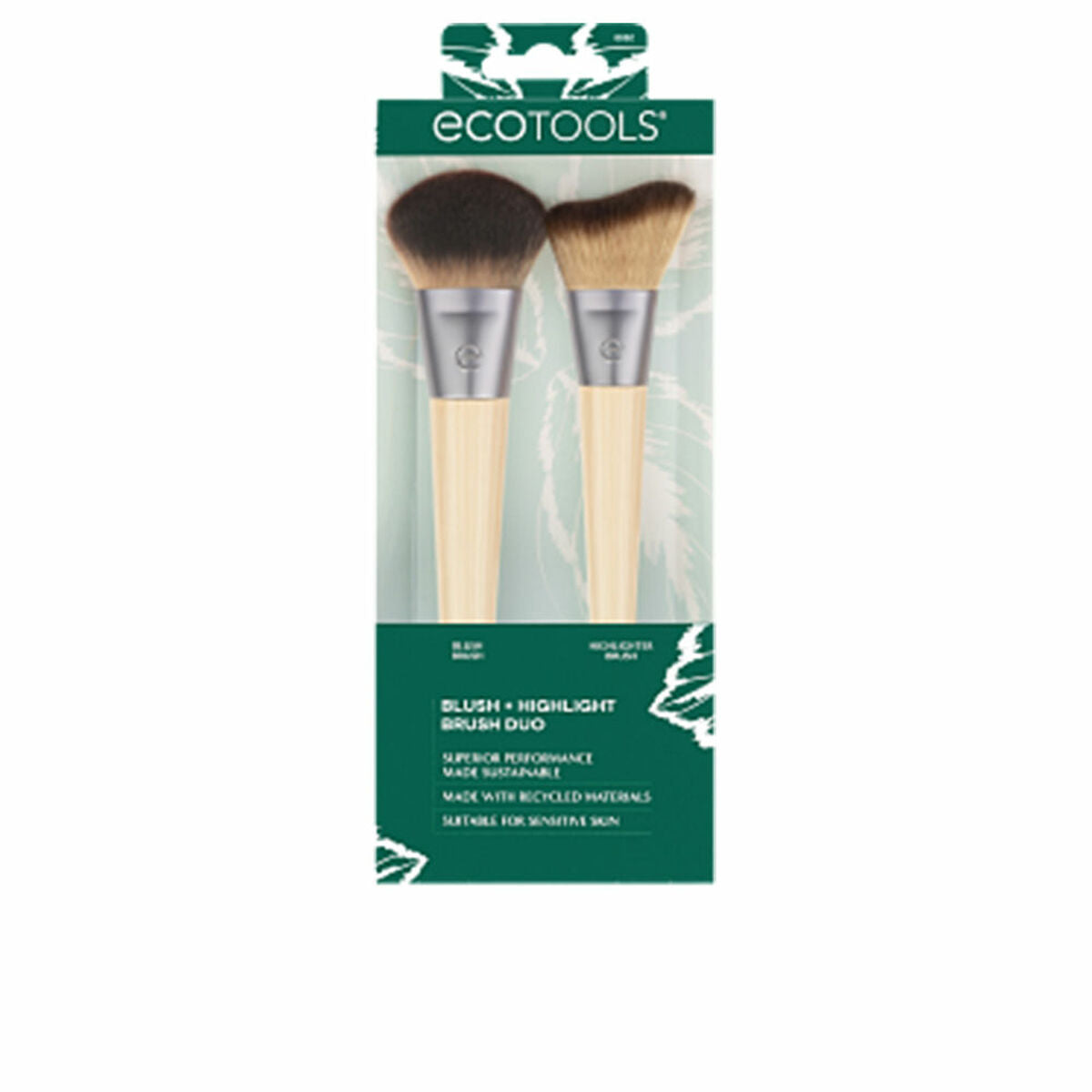 Set of Make-up Brushes Ecotools BLUSH + HIGHLIGHT (1 Unit)