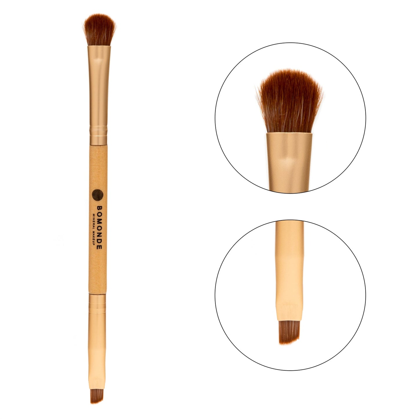 3-Piece Vegan Makeup Brush Set | Powder & Eyes Essentials