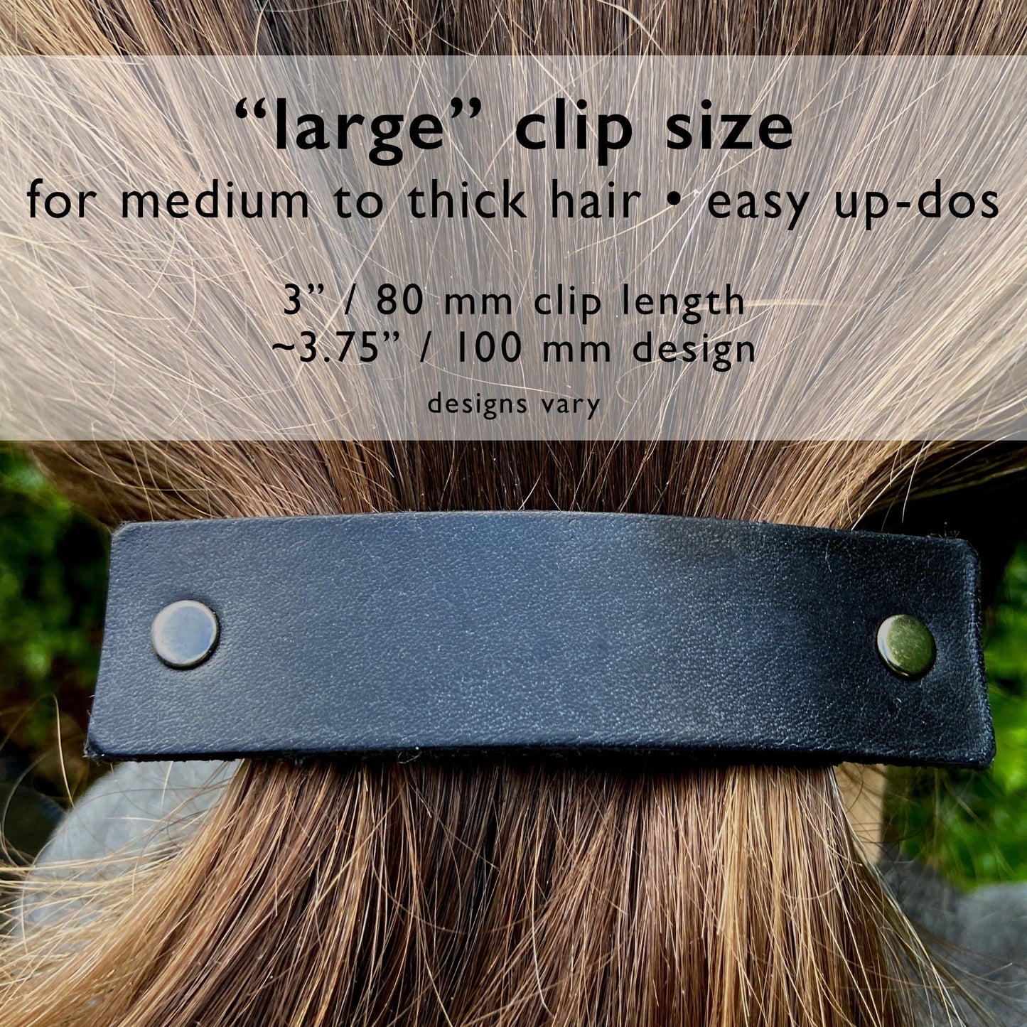 Rustic Copper Hair Clip Barrette