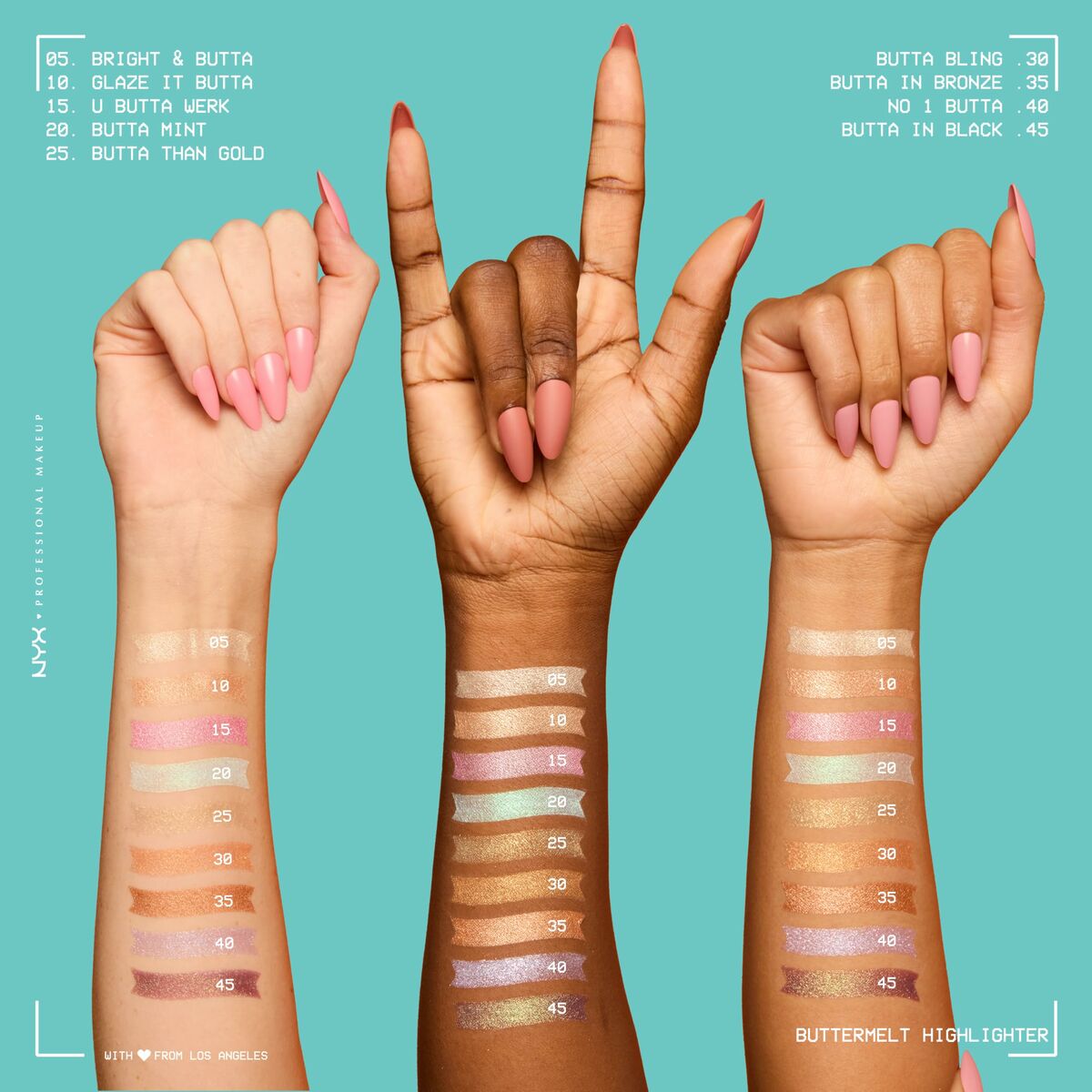 Make-Up Set NYX BUTTERMELT HIGHLIGHTER