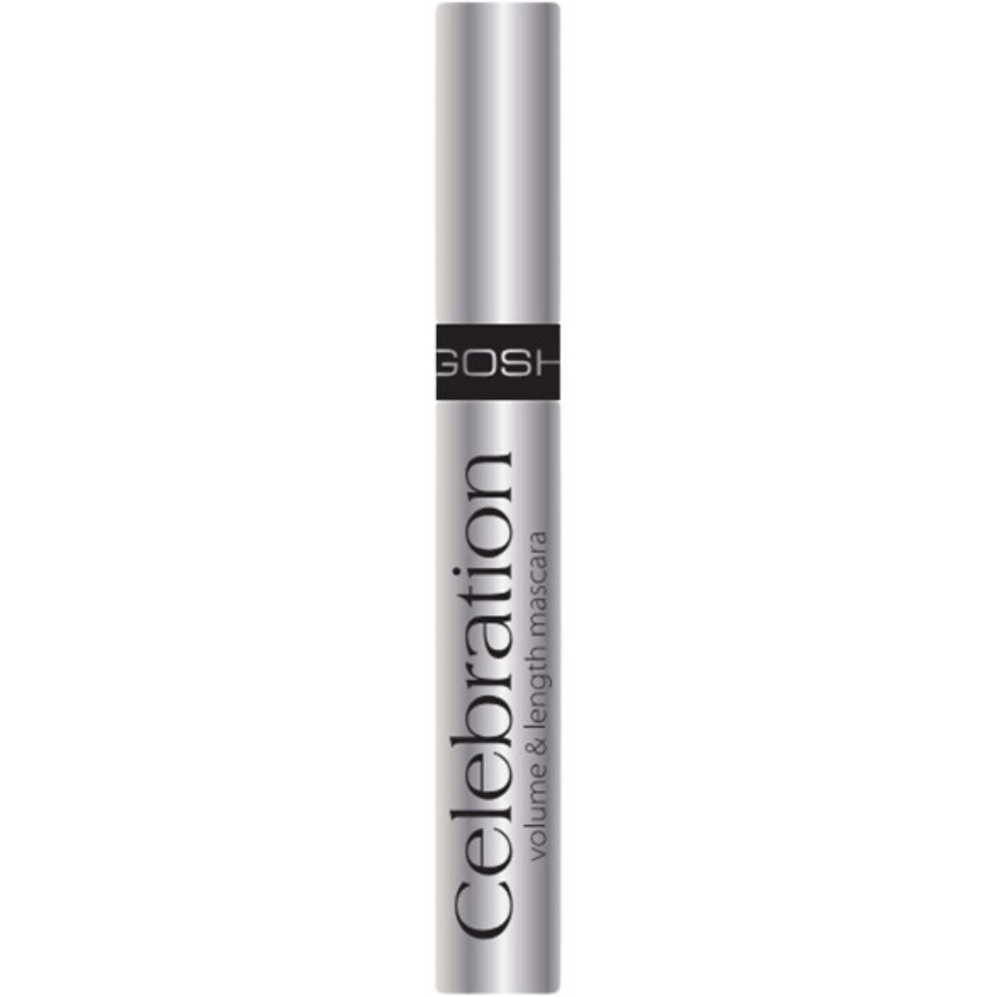 GOSH Celebration Volume &amp; Length Mascara 001 Silver (5711914206710)