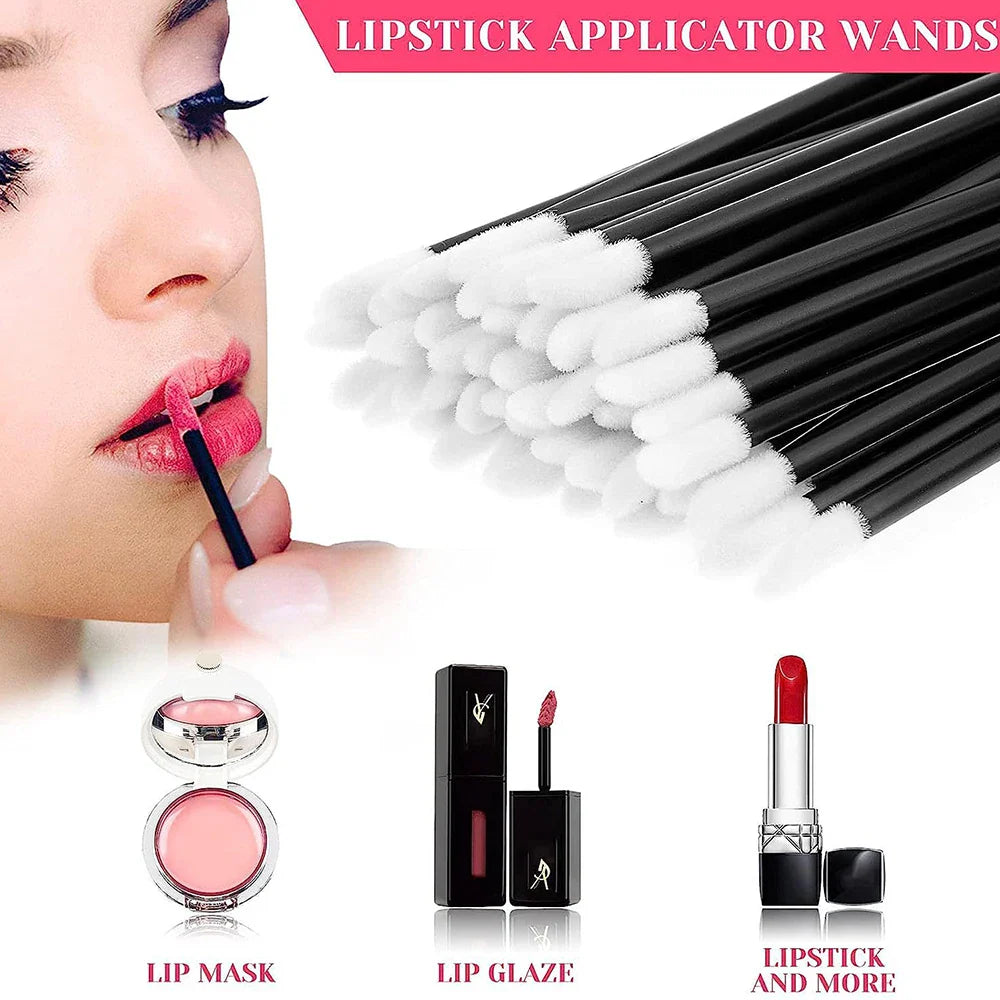 100 Pcs Eyelash Extension Makeup Brushes