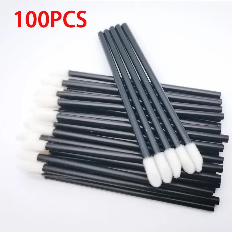 100 Pcs Eyelash Extension Makeup Brushes
