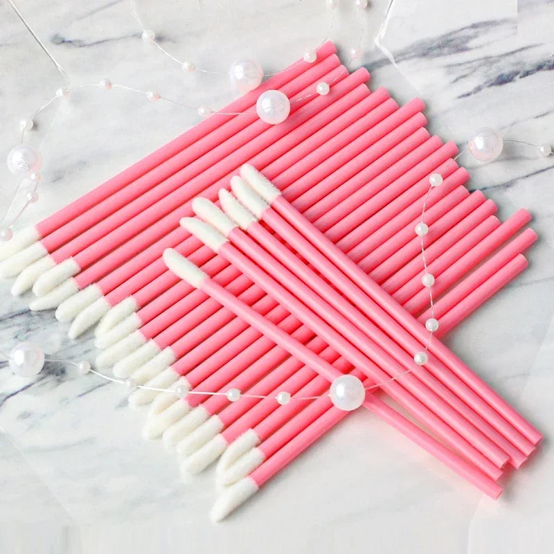 100PCS Disposable Lip Brushes for Makeup