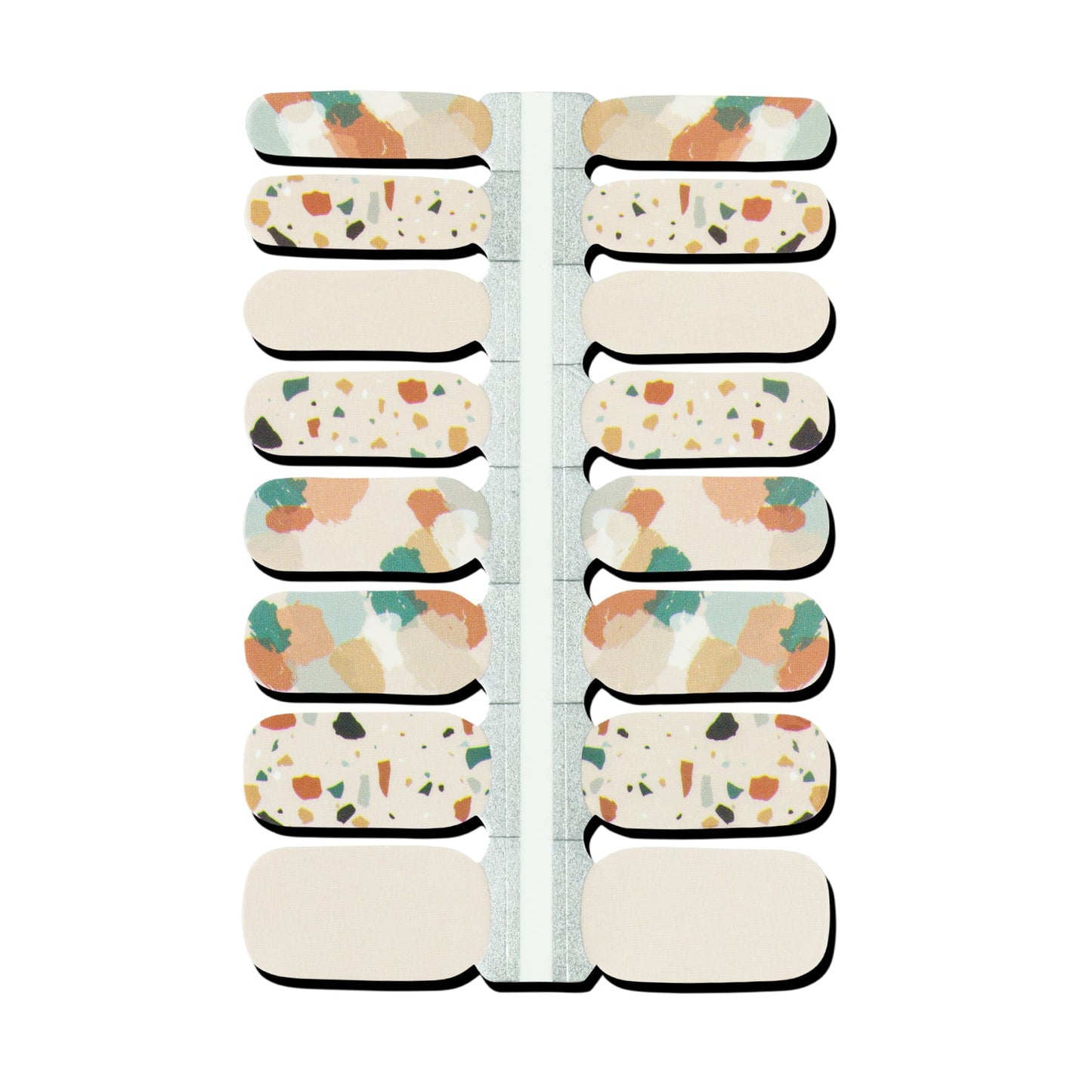 Terrazzo Nail Polish Wraps