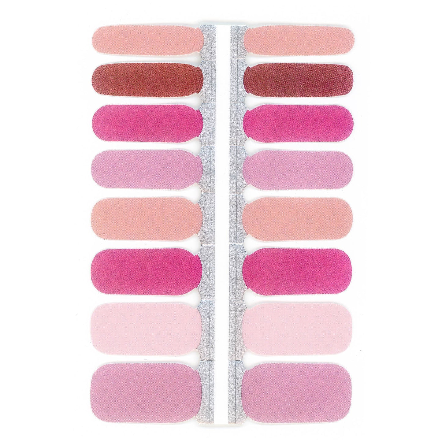 Pink Ombre Nail Polish Wraps