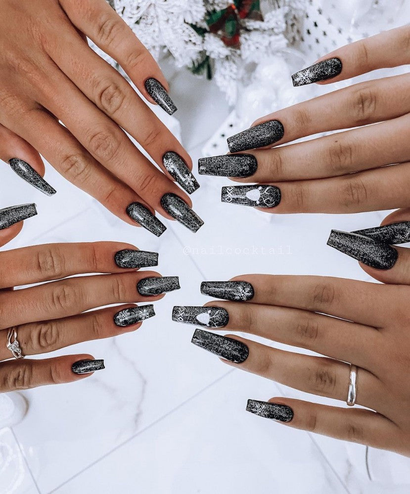 Gel Nail Polish Top Silver - No Wipe  7 ml