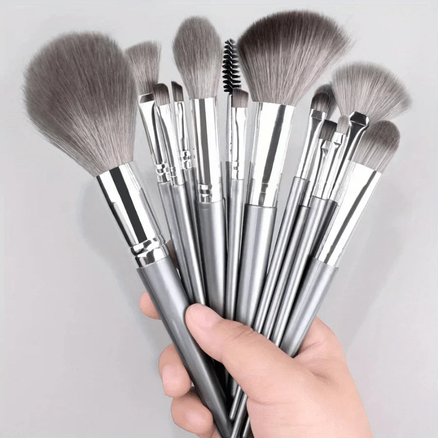 14 Piece Soft Fluffy Makeup Brushes Set