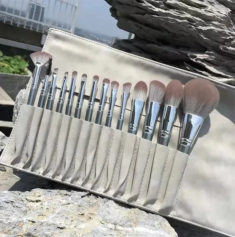 14 Piece Soft Fluffy Makeup Brushes Set