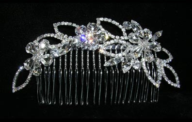#14826 - Leaves and Flowers Comb