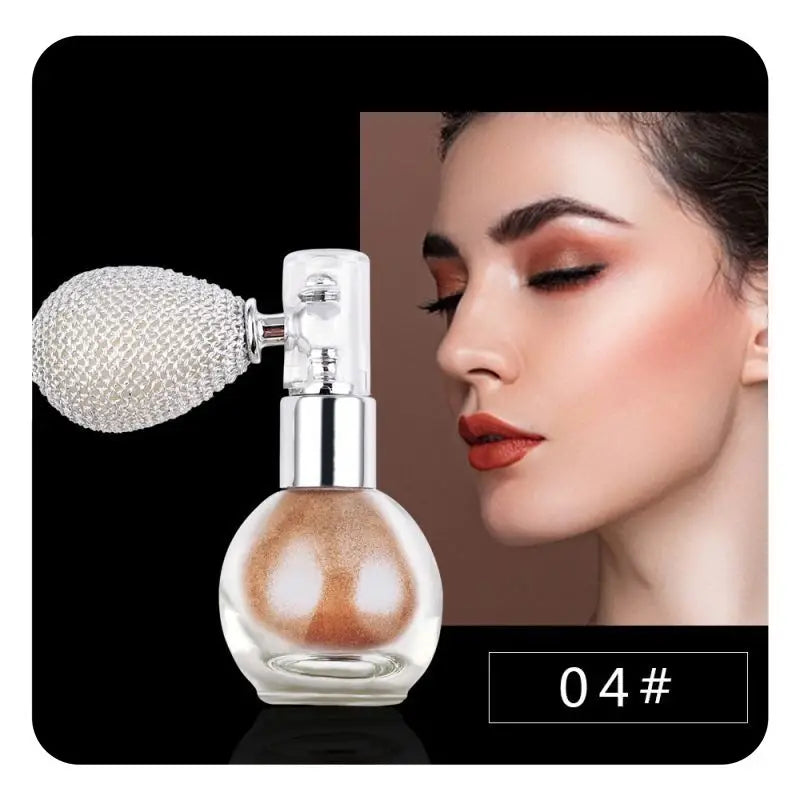 NNETM Sparkle Glitter Body Powder - Highlighter Spray Shimmer for Face and Body Makeup
