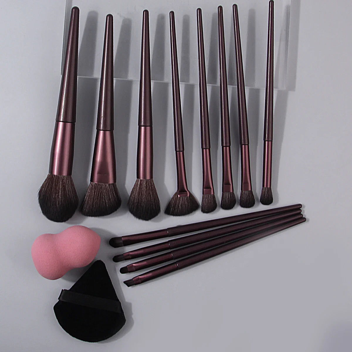 14PCS High-Quality Makeup Brush Set with Beauty Egg Puff