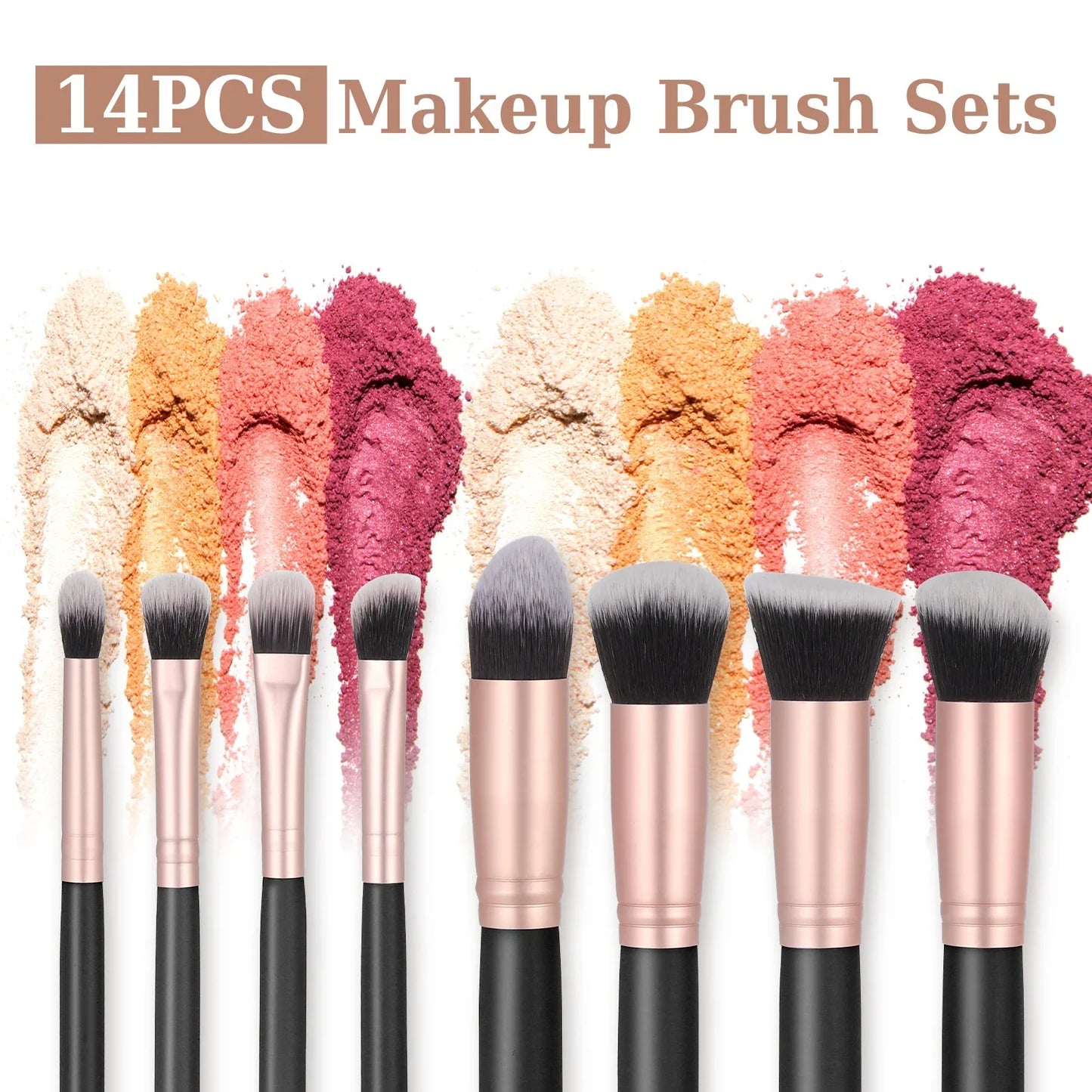 14PCS Premium Makeup Brushes Set