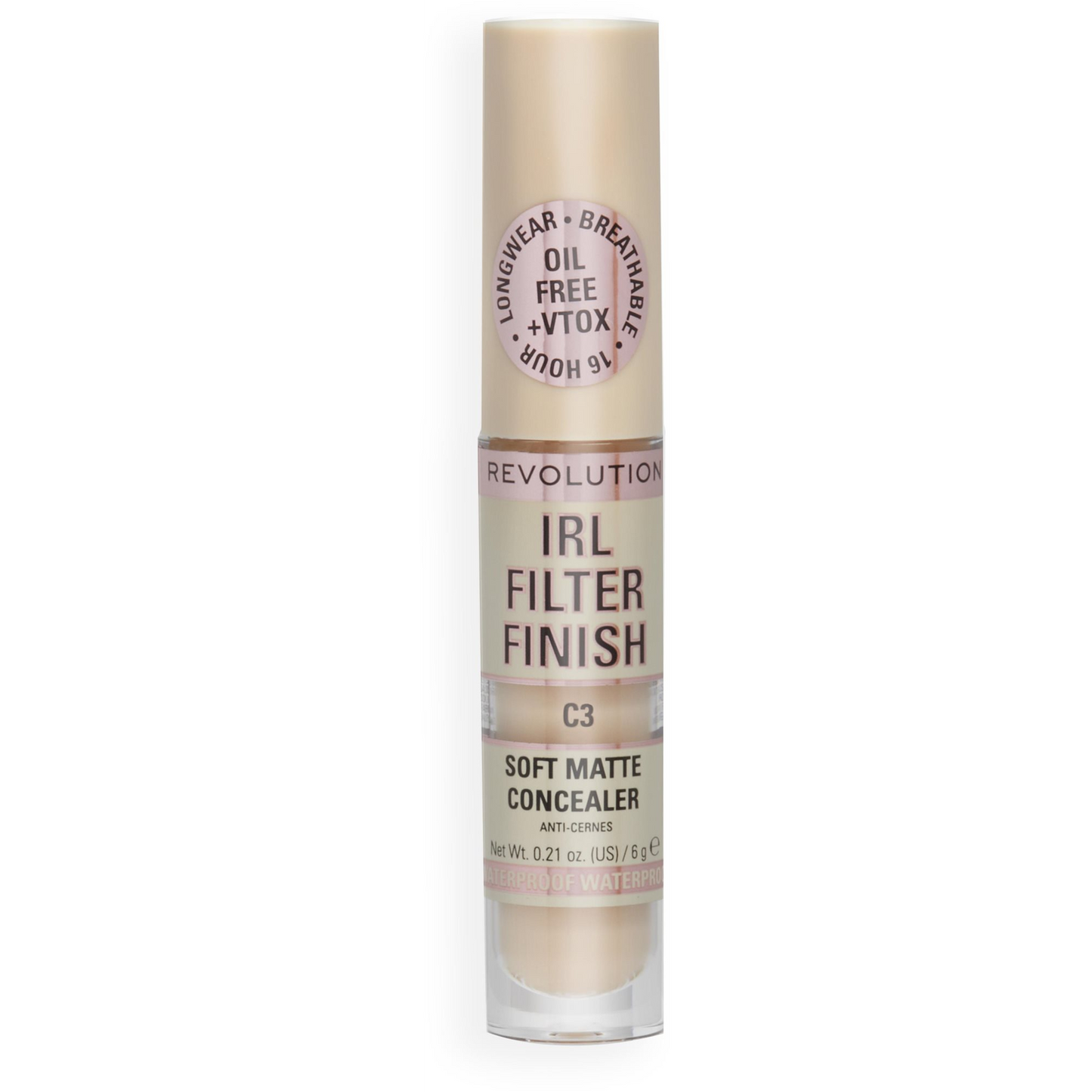 REVOLUTION IRL Filter Finish Concealer C3 6 g (5057566613200)