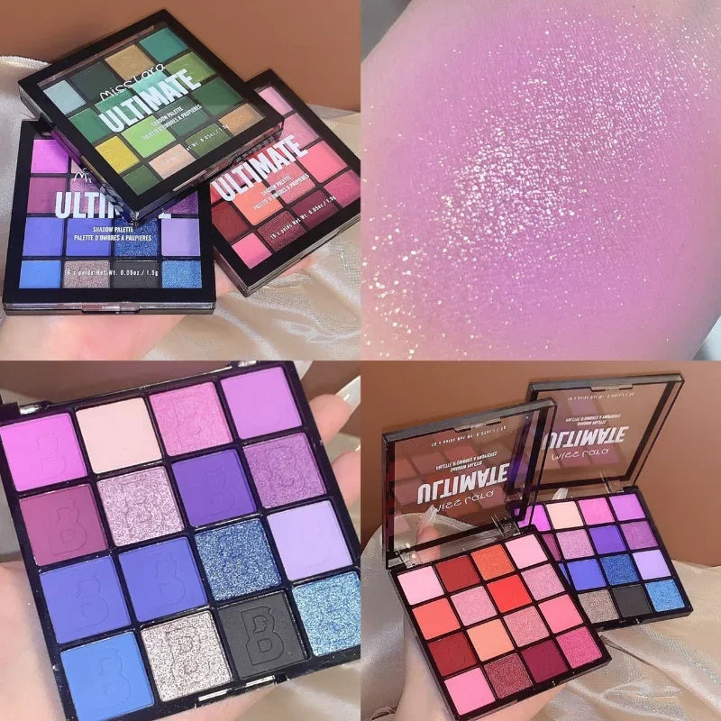 16 Colors Eyeshadow Palette Matte Glitter Shimmer