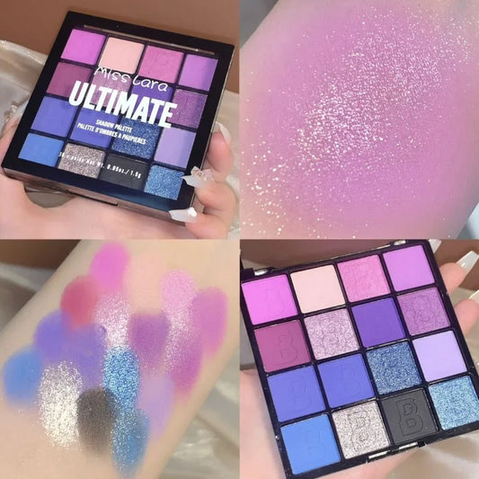 16 Colors Eyeshadow Palette Matte Glitter Shimmer