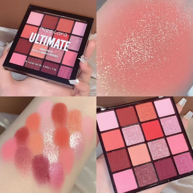 16 Colors Eyeshadow Palette Matte Glitter Shimmer