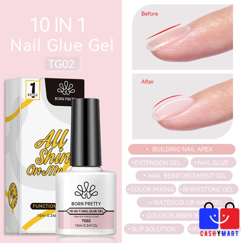 BORN PRETTY 10ml Jelly Nude Gel Nail Polish
