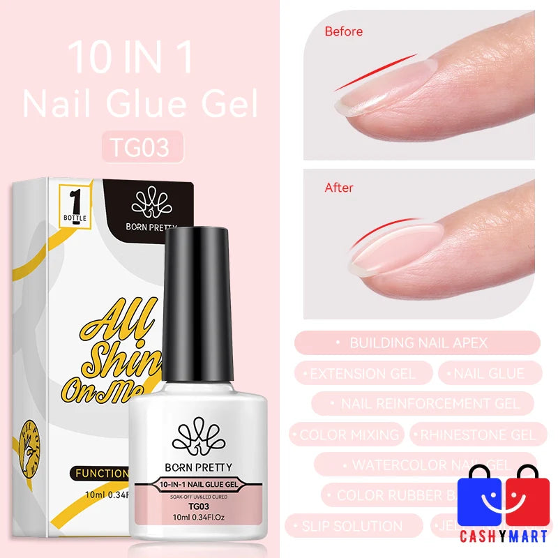 BORN PRETTY 10ml Jelly Nude Gel Nail Polish