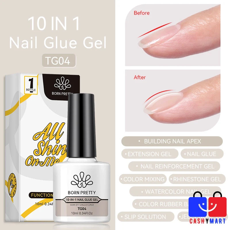 BORN PRETTY 10ml Jelly Nude Gel Nail Polish