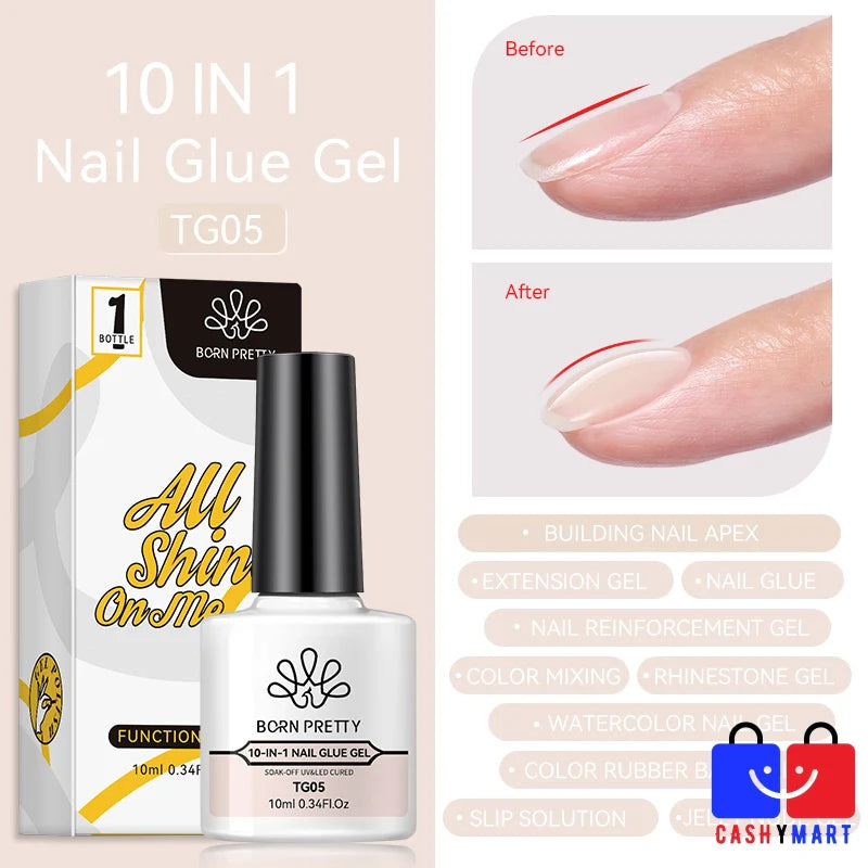 BORN PRETTY 10ml Jelly Nude Gel Nail Polish