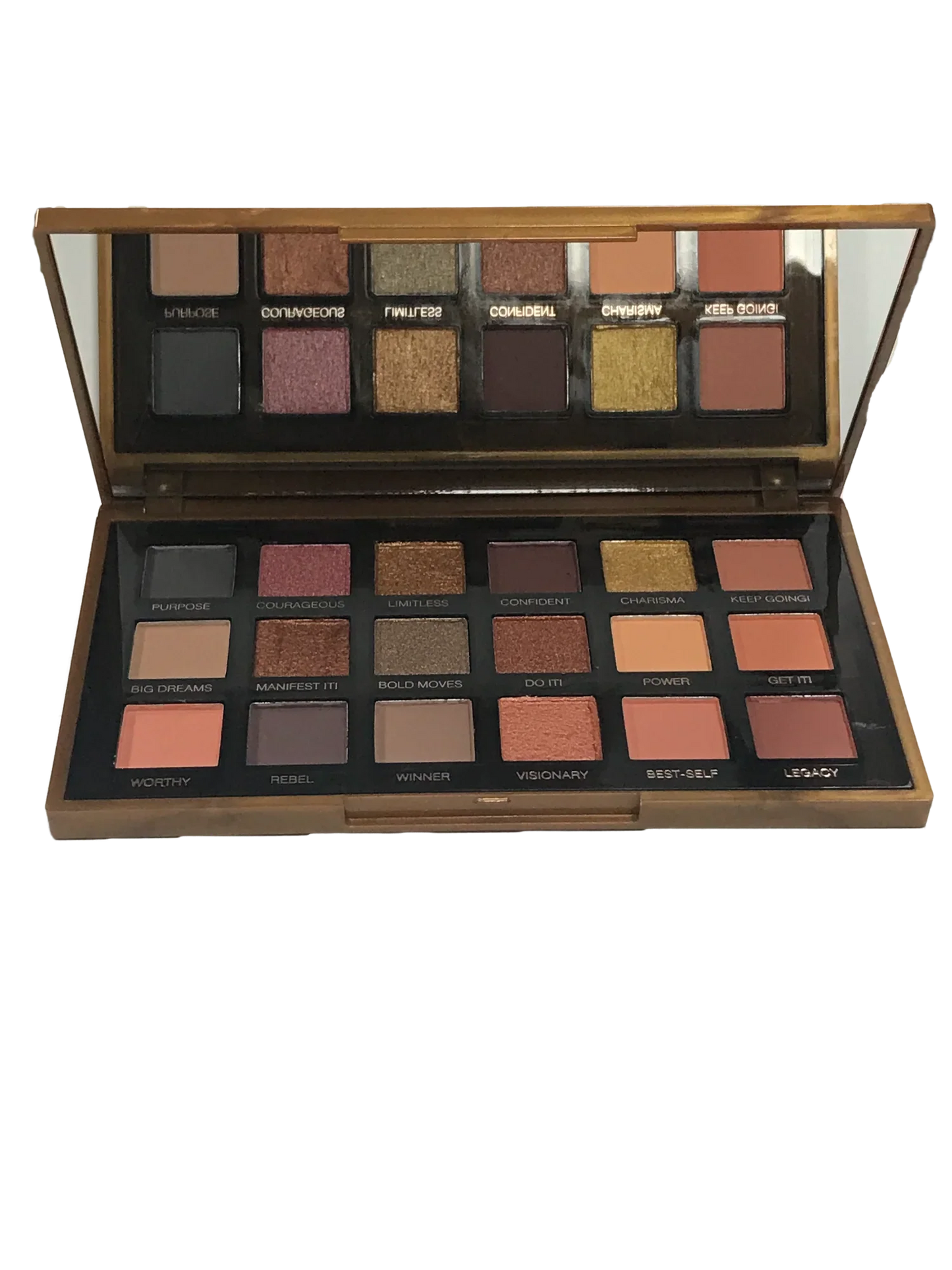 18 Color Golden Eye Shadow Palette Matte and Glitter