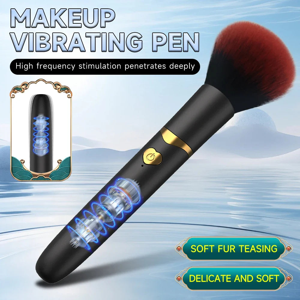 2 In 1 Electric Foundation Brush Vibration Makeup Tool