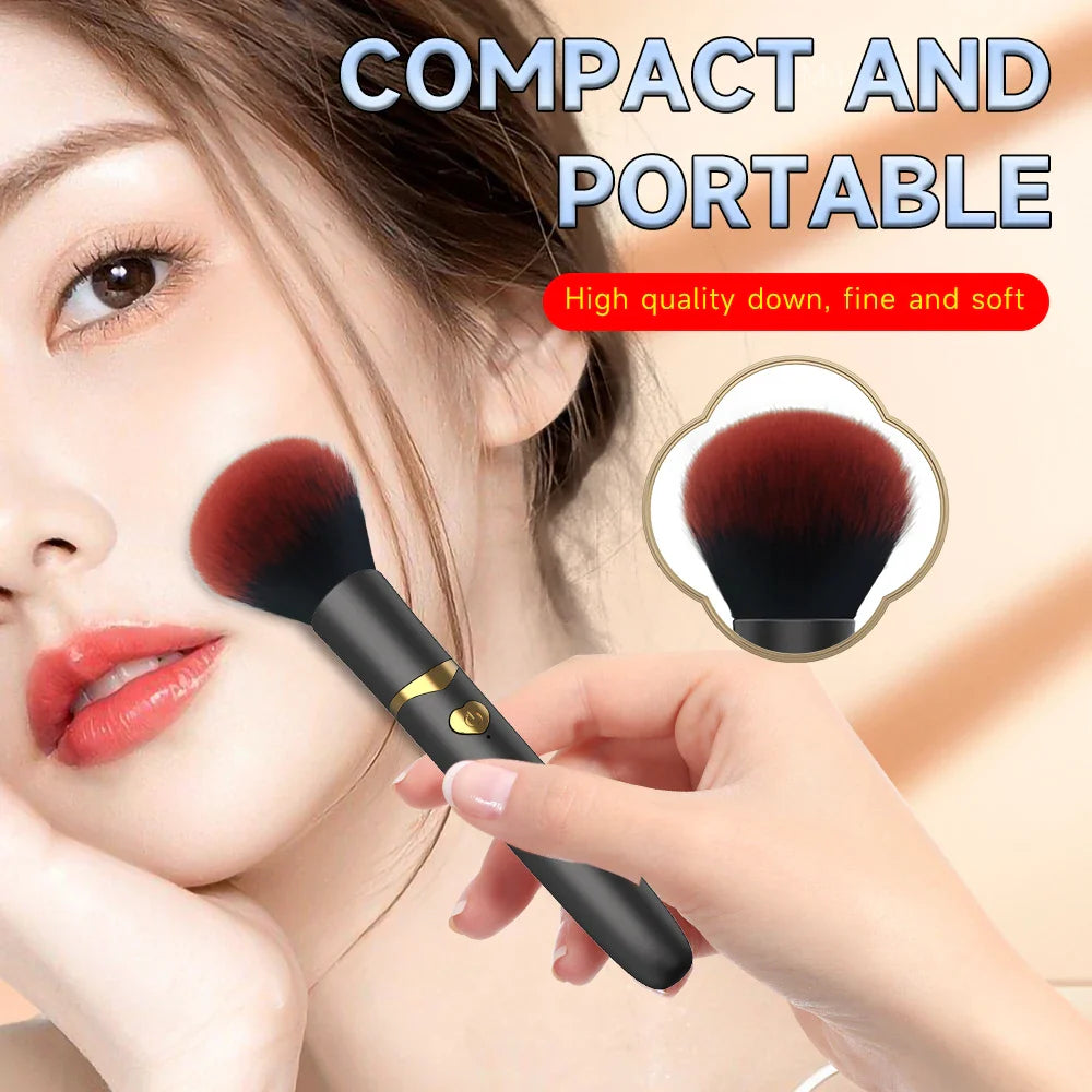 2 In 1 Electric Foundation Brush Vibration Makeup Tool