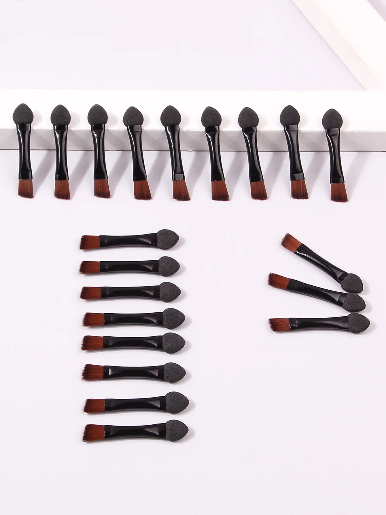 20 Piece Dual Ended Eyebrow Brush Set