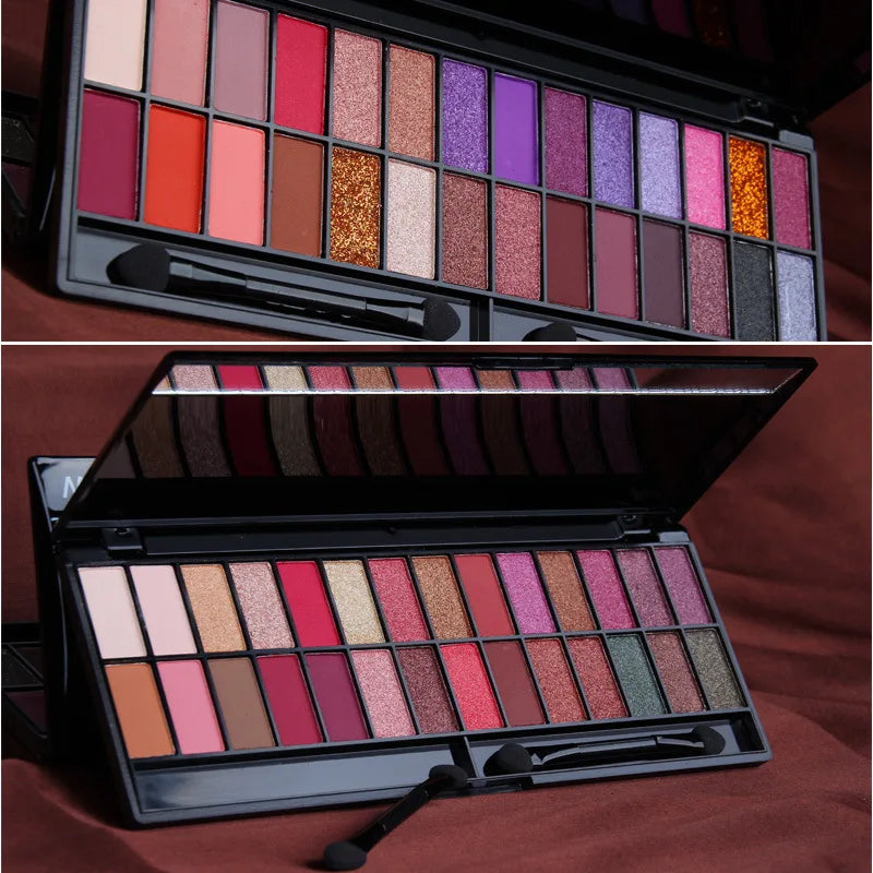 28 Colors Eyeshadow Palette Waterproof Matte Shimmer